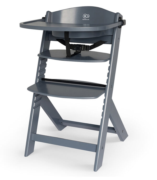 Kinderkraft hranilica ENOCK, siva