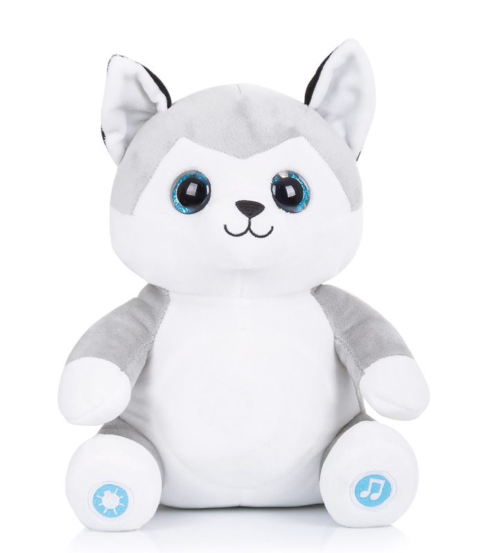 Chipolino Huskey plišana igračka s projektorom i glazbom