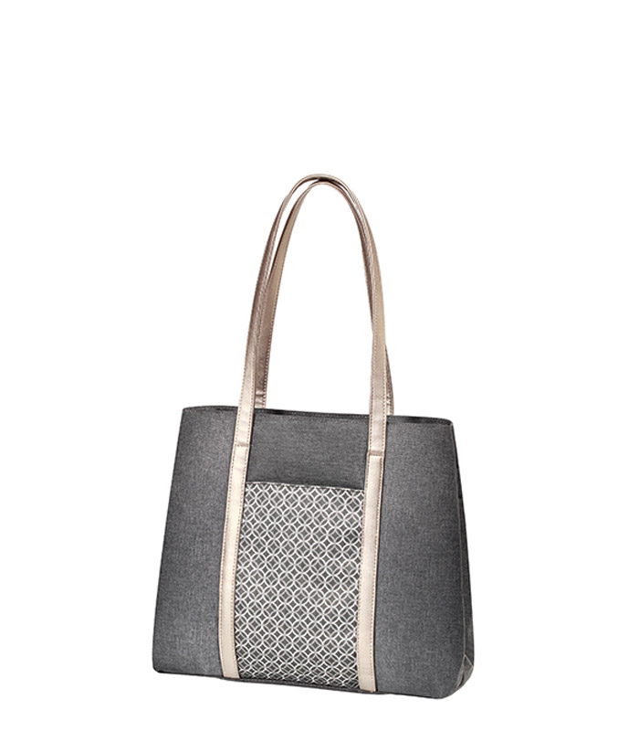 00930 BabyOno Basic So Dynamic torba za mame - Siva s uzorkom