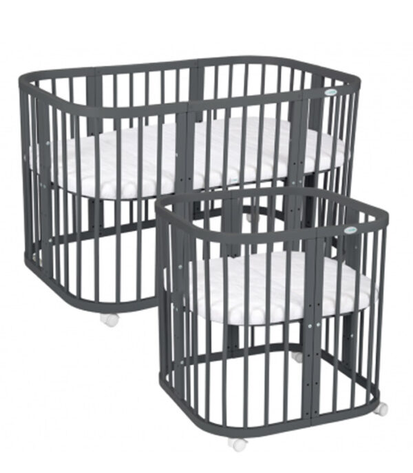 Waldin krevetić 7u1 s madracem - GRAPHITE