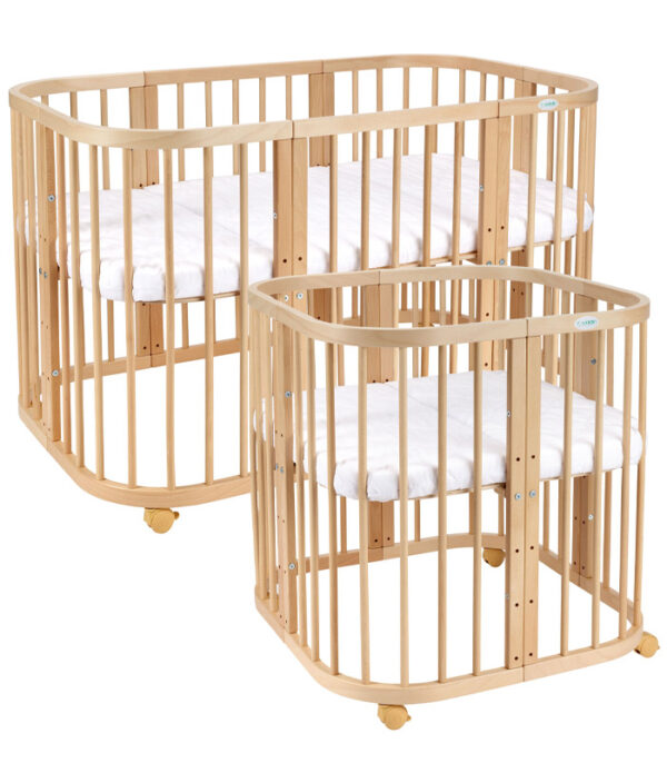 Waldin krevetić 7u1 s madracem - NATURAL