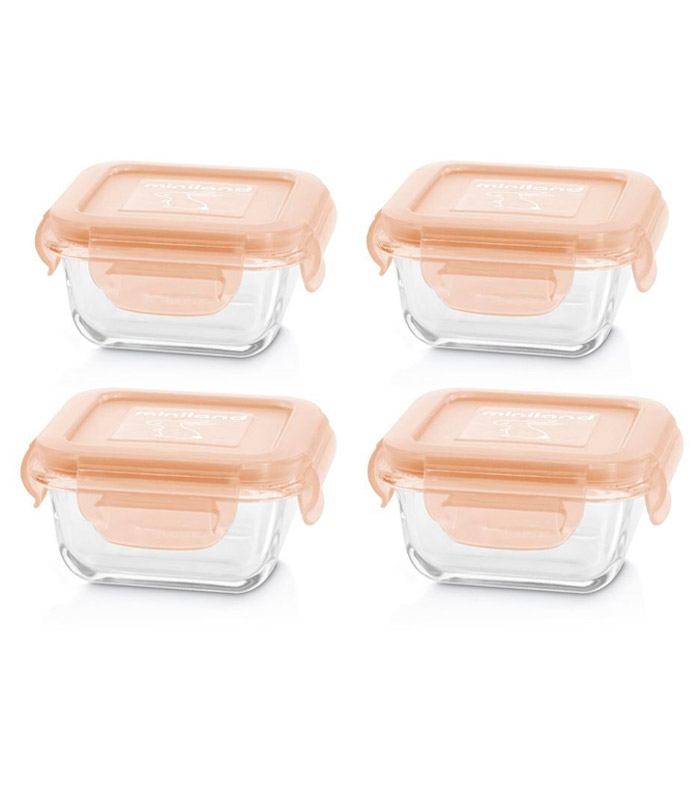 Miniland Square bunny set 4 posude