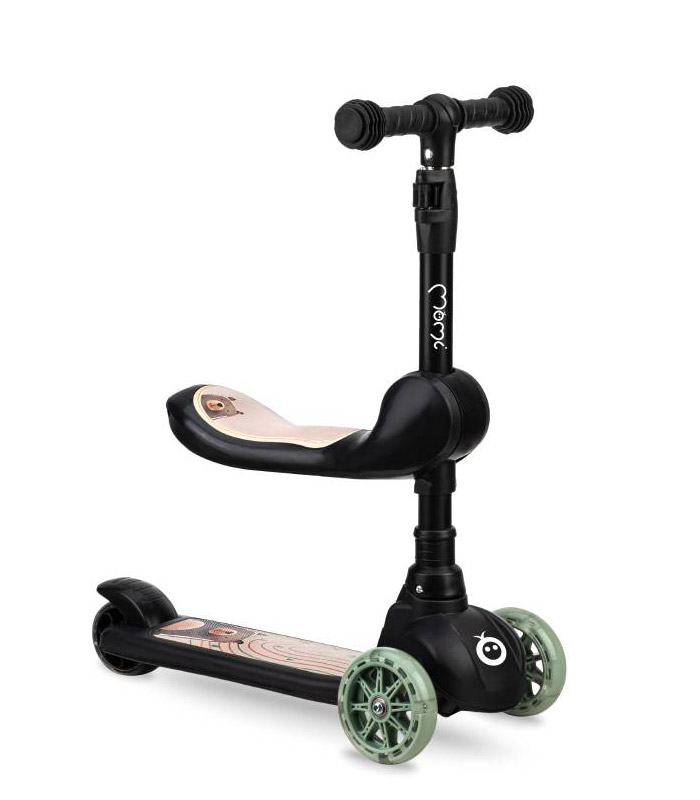 MoMi KIURU romobil, crni