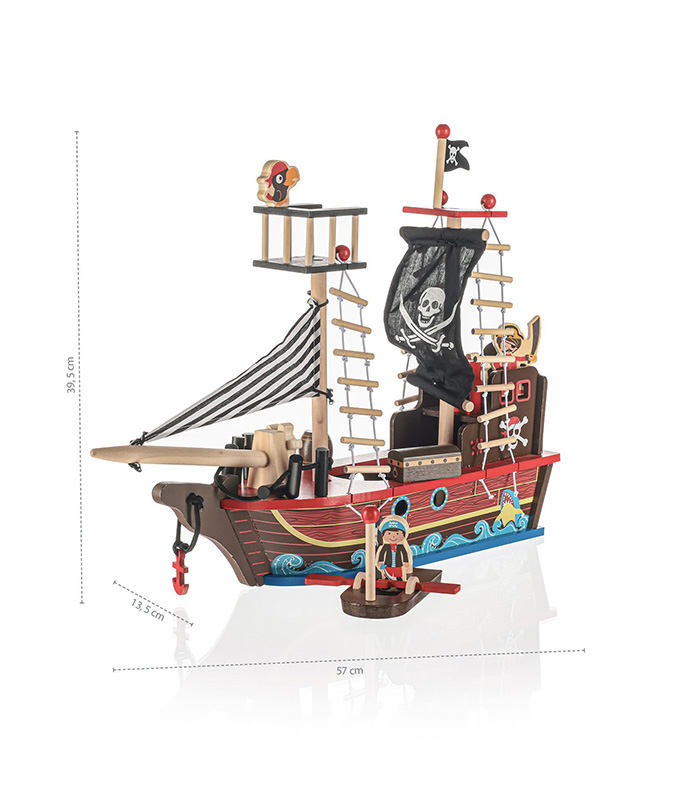 Zopa drveni gusarski brod 2023-1