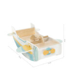 Zopa Montessori drvena njihalica avion-2