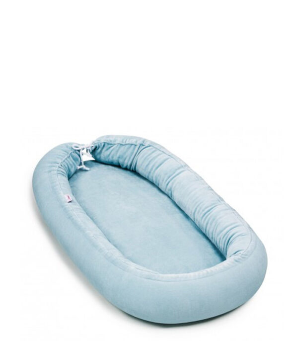 SuperMami Baby gnijezdo velur, mint-patina