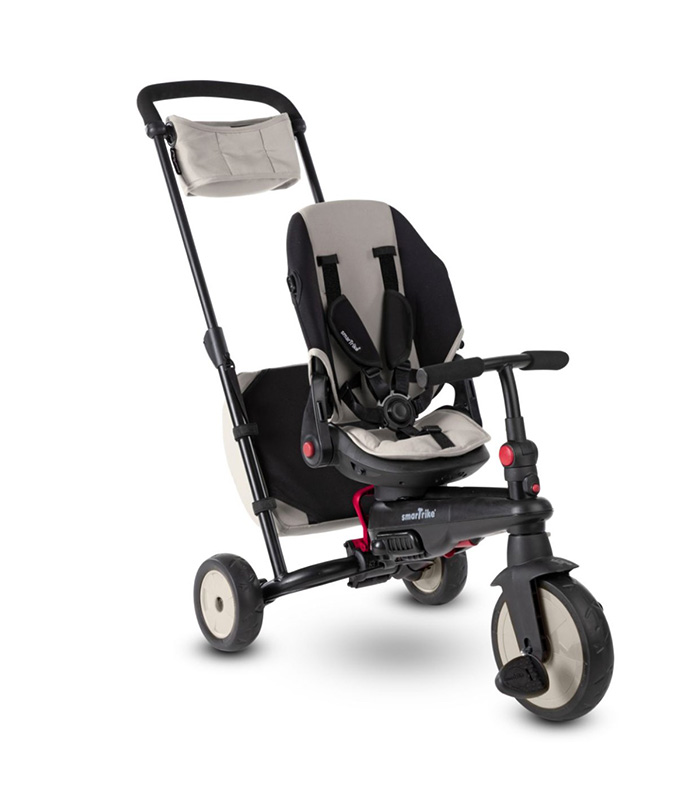 Smart Trike Folding Str7J Tricikl - Warm Grey-1