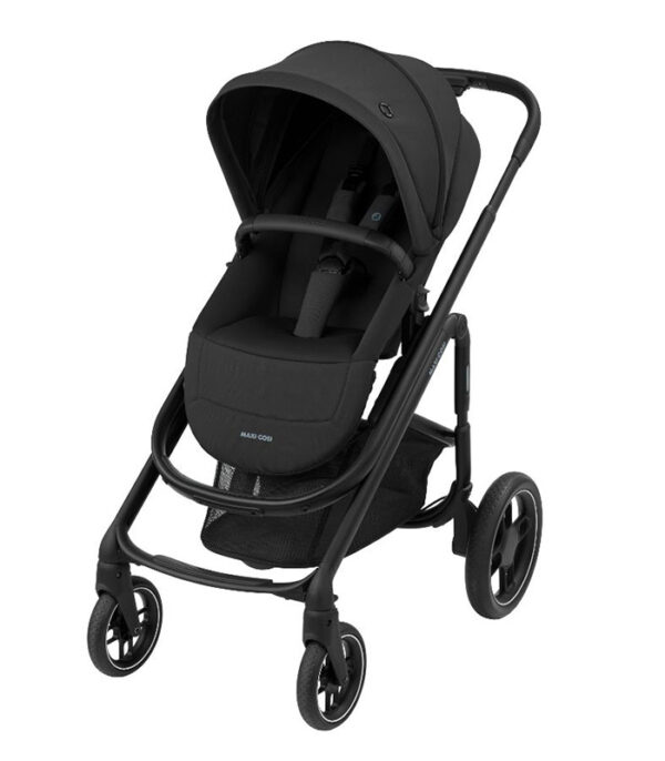 Maxi-Cosi Plaza Plus dječja kolica 2u1 + košara - Essential Black-1