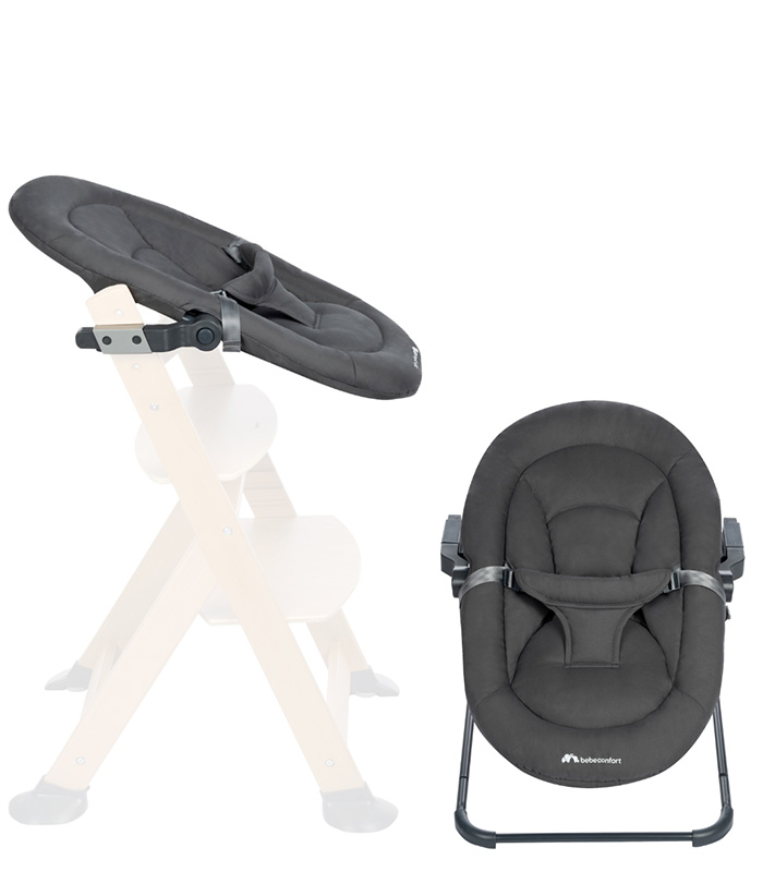 Bebe Confort ležaljka za Timba hranilicu - Mineral Graphite-1