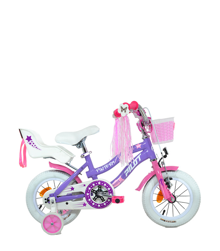 Pintera dječji bicikli 12" ljubičasti